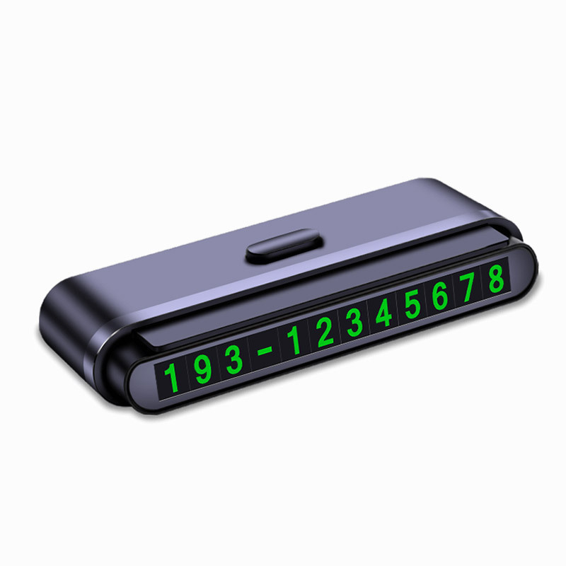 New car hidden mobile license plate creative mobile phone number plate car supplies temporary parking plate wholesale