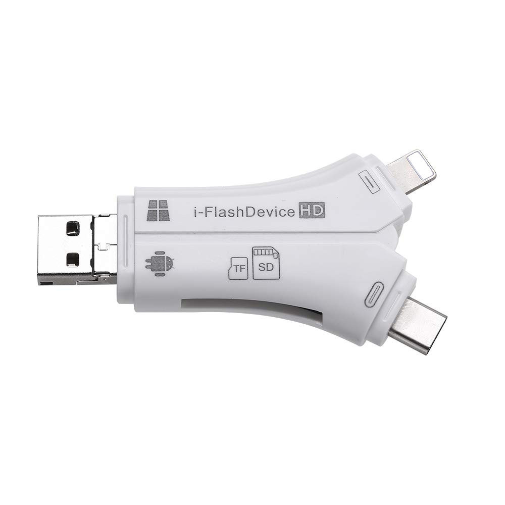 for apple card reader otg four-in-one multi-function card reader memory card foreign trade high-speed mobile phone card reader