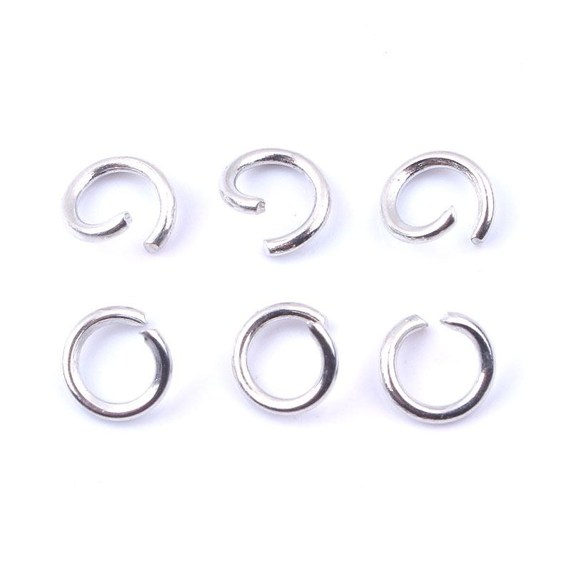 Factory in stock supply diy jewelry accessories 304 stainless steel Gold Open ring manual connection single ring