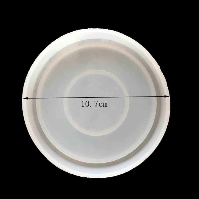 Diy水晶滴ゴム5項六辺方形花盤台座茶杯マット金型シリコン梅愛ペンダント|undefined