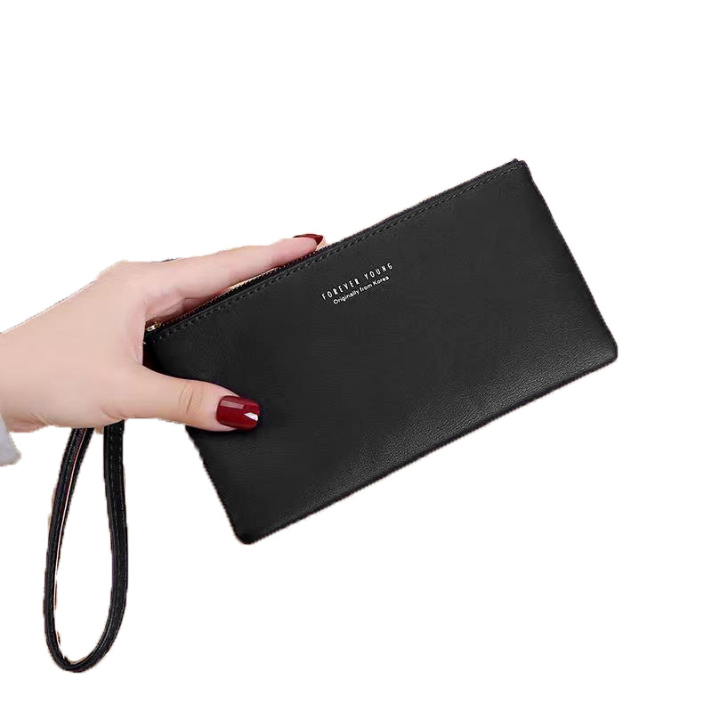 2020 Korean Style Zipper Clutch Coin Purse Wallet New Style Women's Long Wallet Large Capacity Women's Wallet