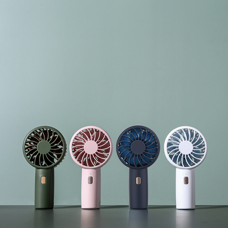 2020 new pocket fan handheld mini USB rechargeable portable silent fan gift logo factory wholesale