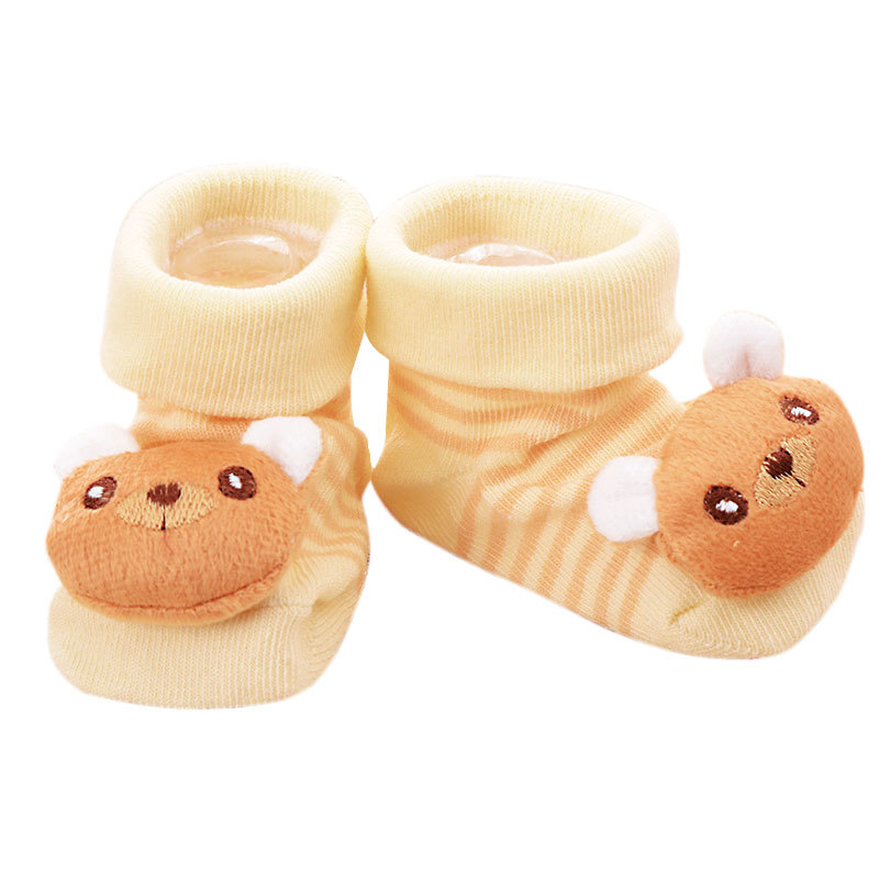 Baby doll socks non-slip socks children's socks newborn baby men's and women's air conditioning floor socks three-dimensional socks children