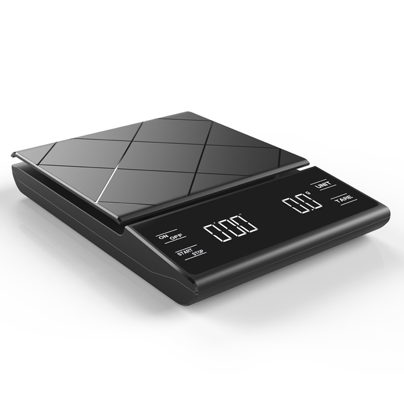 Amazon Coffee Weighing Hand-made Multifunctional Bar Electronic Weighing Scale with Timer 3kg Kitchen Scale