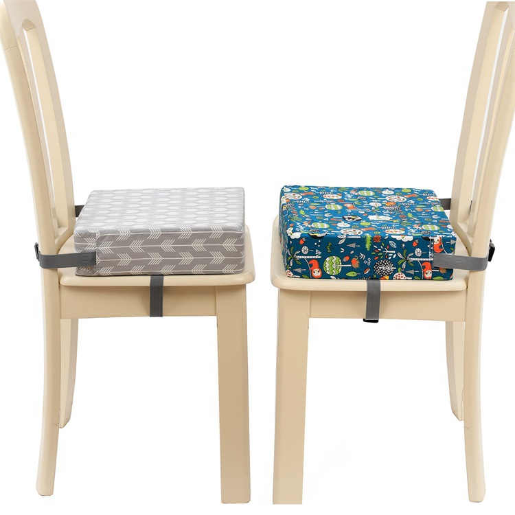 Cross-border Children's Dining Chair Heightened Seat Cushion Baby Dining Table and Chair Cushion Foldable Seat Chair in stock