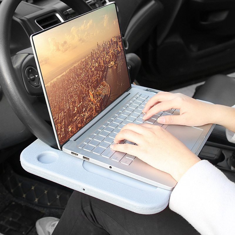 Car small table Board car steering wheel dining table car multi-function dining plate writing office computer notebook bracket
