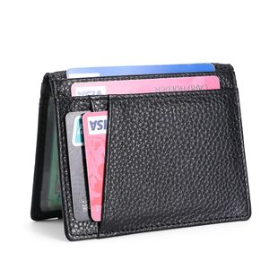 Factory Direct first layer cowhide RFID card holder ultra-thin card holder multi-card leather license set driving license leather case