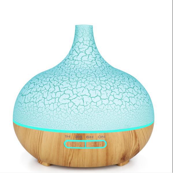 Crack aromatherapy machine essential oil diffuser ultrasonic wood grain aromatherapy machine humidifier water oxygen machine air purifier