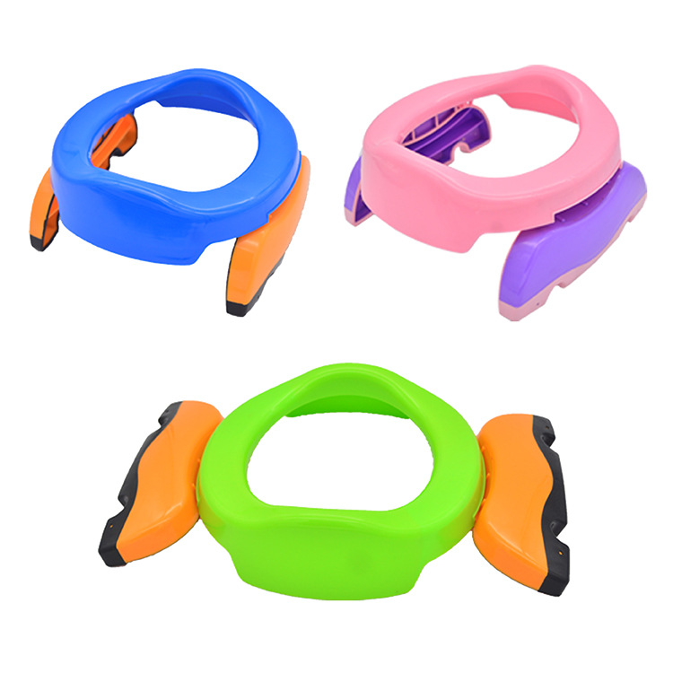 Strictly selected in stock children's toilet portable folding car toilet baby special bedpan thickened baby toilet