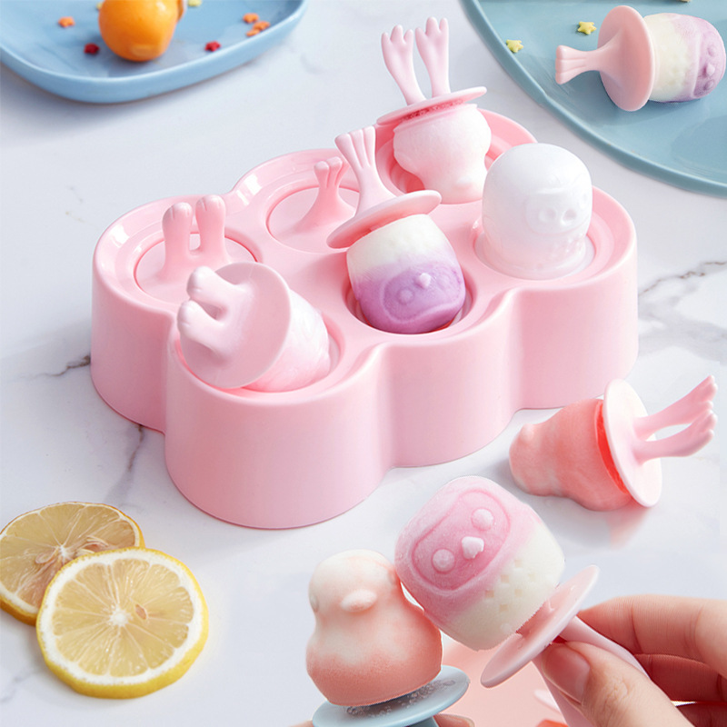 Children's Silicone Ice Cream Mold Mini Ice Cream Mold Home Popsicle Ball DIY Mold Homemade Ice Block Popsicle Mold