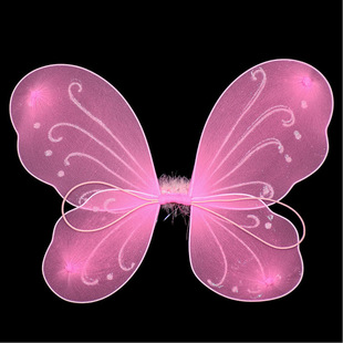 Factory direct colorful wings Children's Day costumes decorations stage props colorful butterfly wings