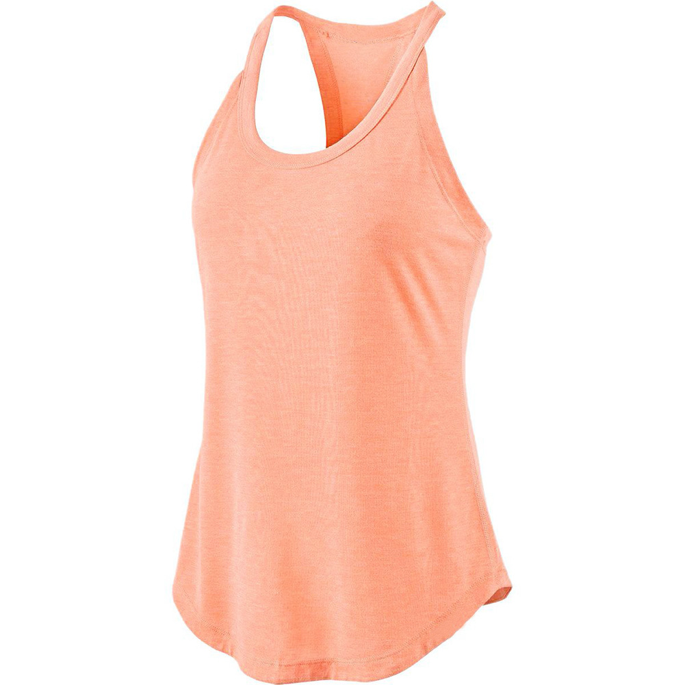 2023 Cross-border Europe and the United States New Strap I-shaped Women's Vest Back Pleated Summer Outer Wear Yoga Sports Vest
