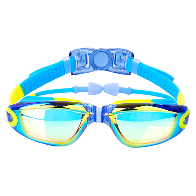 Youyou children's swimming goggles boys and girls swimming goggles swimming cap set baby waterproof anti-fog swimming glasses swimming equipment