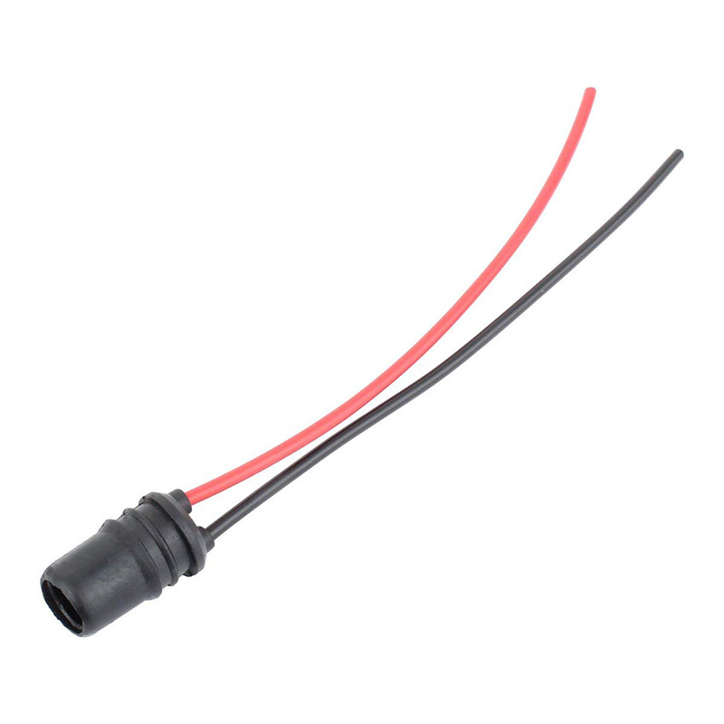 Factory wholesale T10 wide lamp holder driving lamp socket car small lamp holder T10 soft socket harness