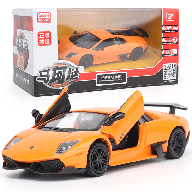 Makeda Full Series 1:36 Huili Simulation Sports Car Off-Road Car Model Baking Cake Scene Jewelry