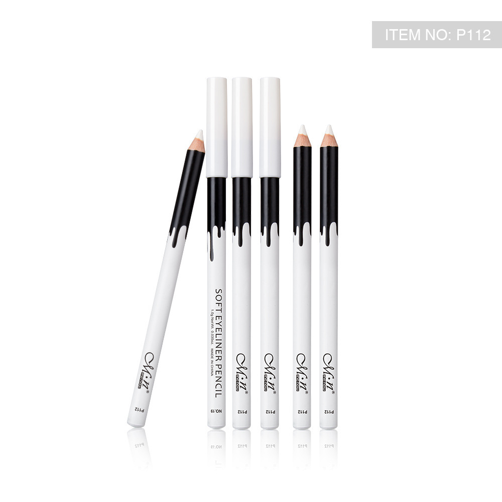 A generation of P112 Menow/Menow lying silkworm bright white high-gloss waterproof eyeliner