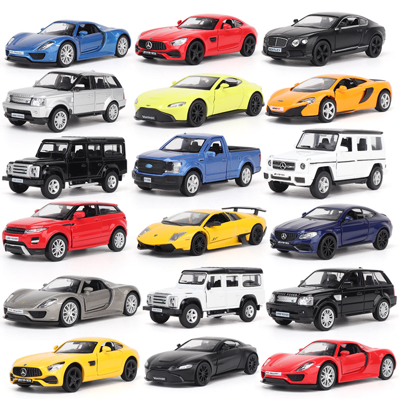 Makeda Full Series 1:36 Huili Simulation Sports Car Off-Road Car Model Baking Cake Scene Jewelry