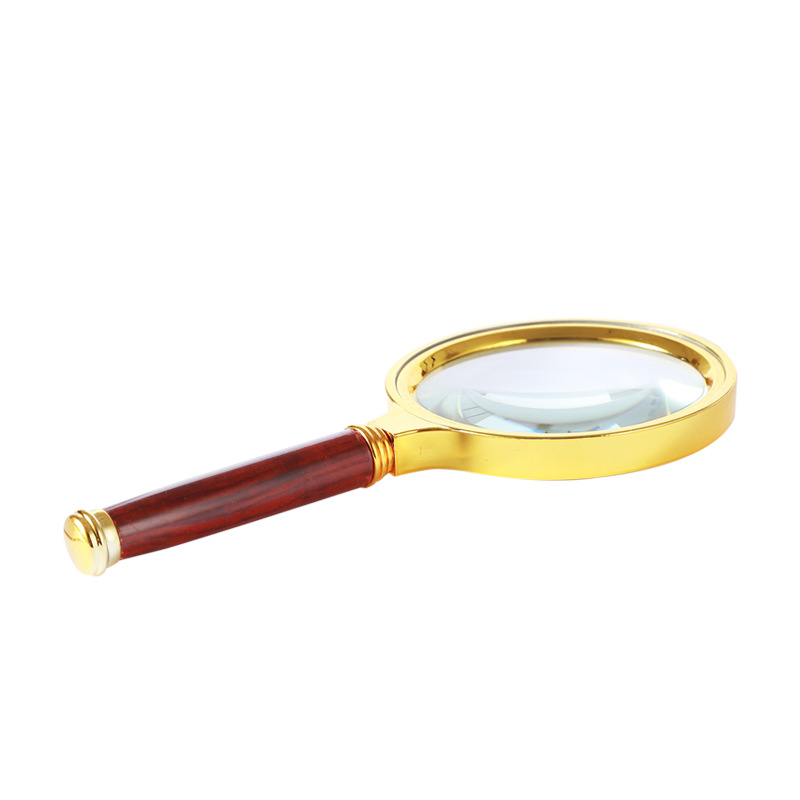 Special for foreign trade high-definition magnifying glass handheld portable reading mirror for the elderly 80MM wholesale