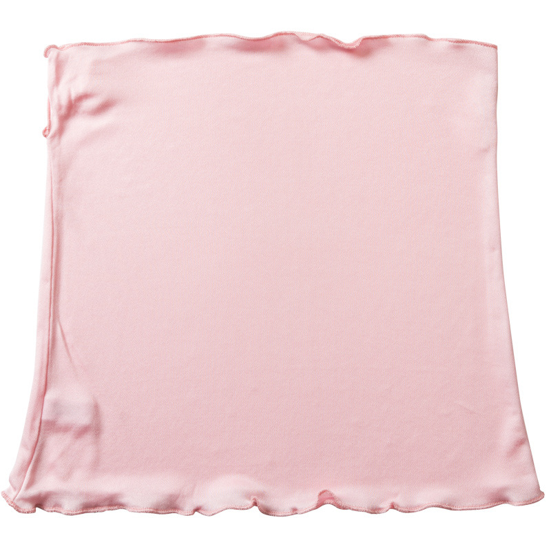 A generation of hair hanging ears sunscreen neck protection silk scarf solid color silk scarf knitted satin mask 1049
