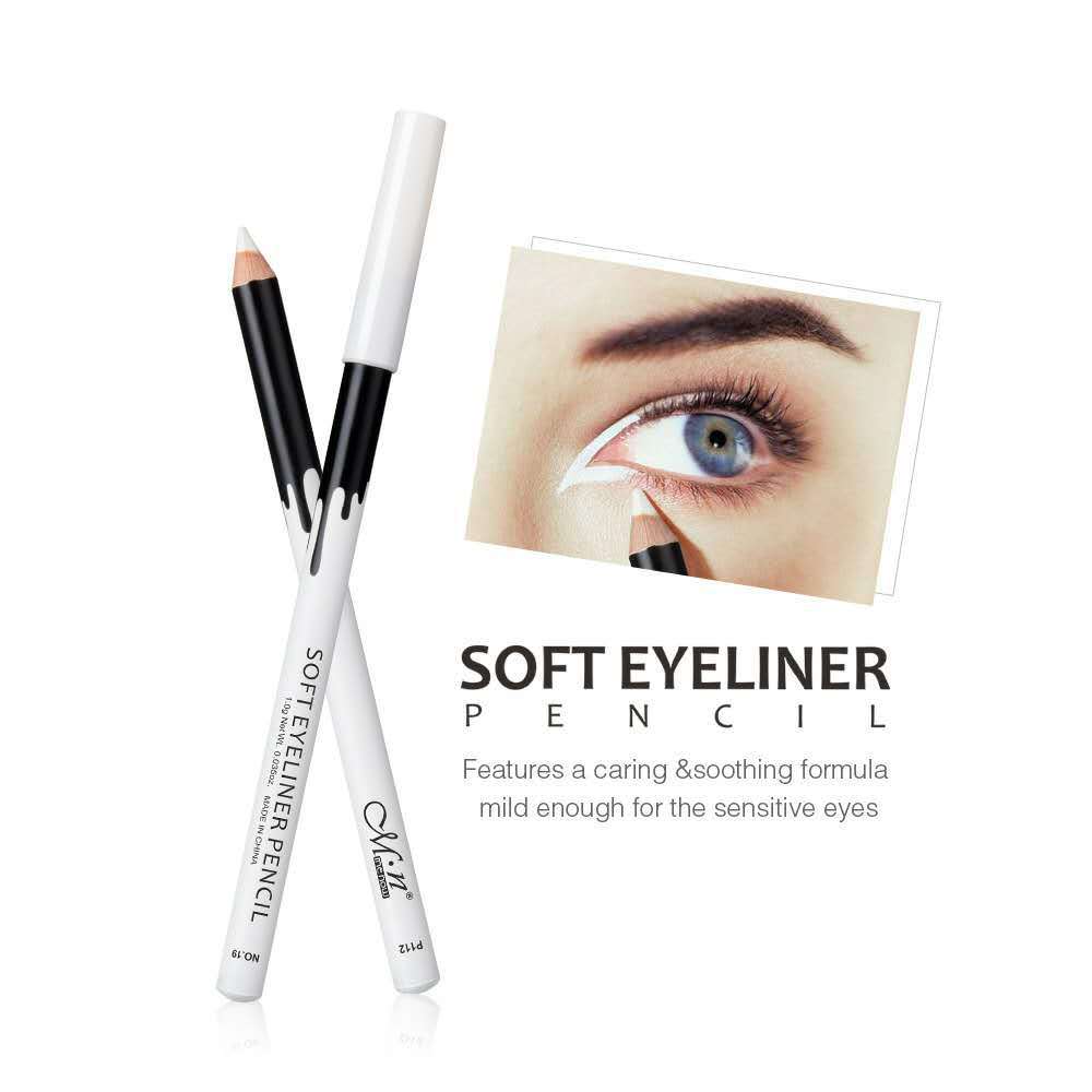 A generation of P112 Menow/Menow lying silkworm bright white high-gloss waterproof eyeliner
