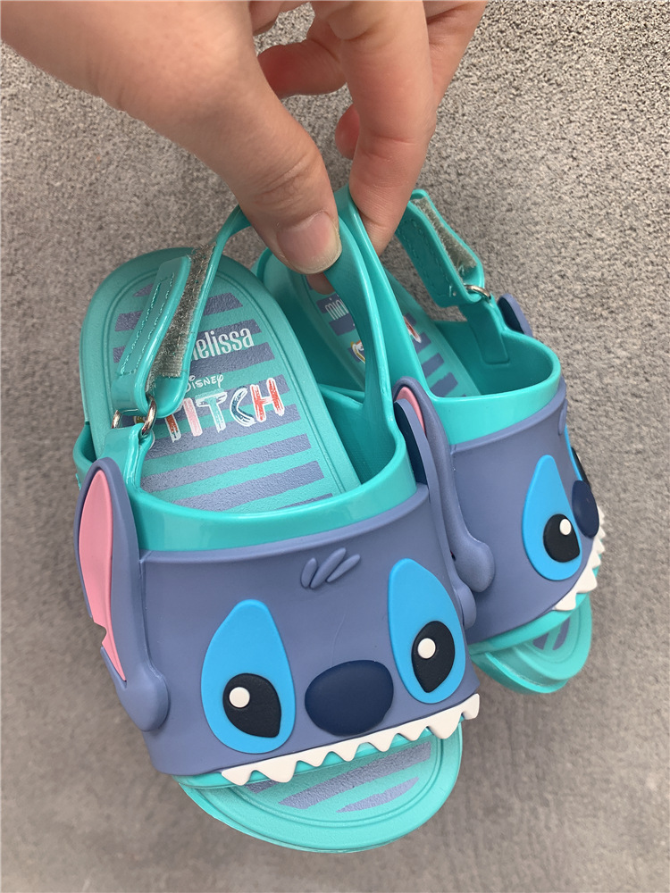 2021 New Spring and Summer Melissa Children's Shoes Melissa Stitch Children's Beach Sandals Men's and Women's Jelly Shoes