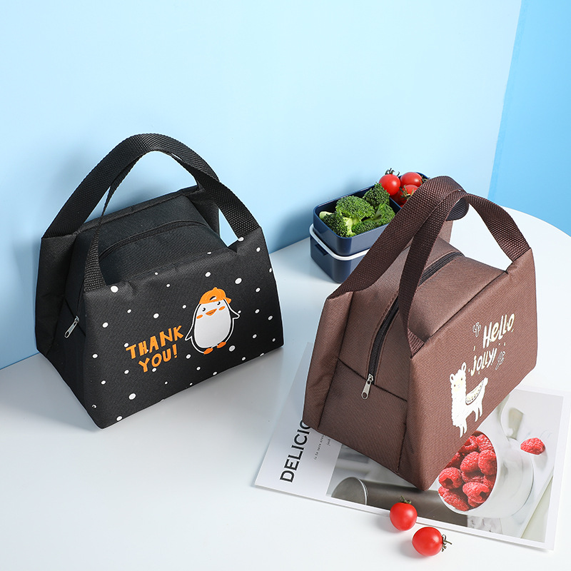 Cartoon Bento Heat Preservation Bag Portable Lunch Bag with Rice Portable Ice Bag Lunch Box Heat Preservation Bag Student Lunch Heat Preservation Bag