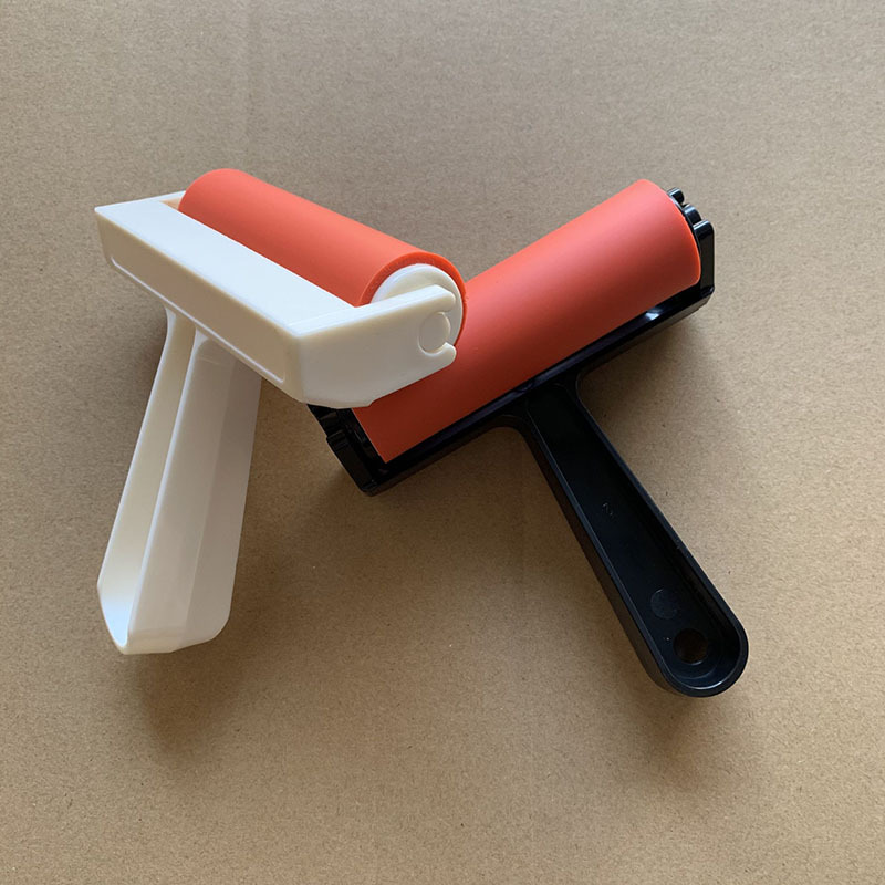 10cm engraving roller Diamond painting suit red roller art ink roller children's ink cartridge