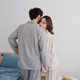 Factory direct pure cotton pajamas double gauze long sleeve good home Clothing Spring and Autumn couple's non-printed Japanese style
