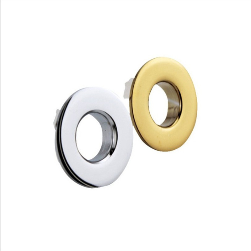 Basin Overflow Port Decorative Cover Basin Wash Basin Overflow Hole Fittings Washbasin Overflow Hole Cover Decorative Cover Fine Copper