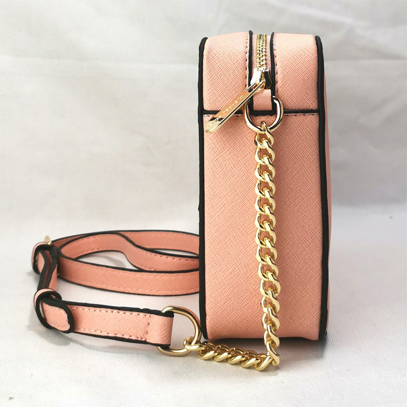 2023 autumn and winter new women's bag cross pattern PU leather bag shoulder crossbody women's bag Korean style chain small square bag fashion