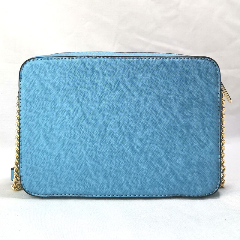 2023 autumn and winter new women's bag cross pattern PU leather bag shoulder crossbody women's bag Korean style chain small square bag fashion
