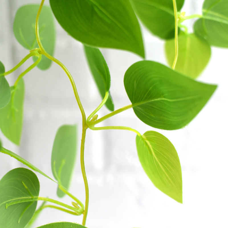 Cross-border simulation green living room wall hanging green plant wall hanging plant decoration hanging fake flower indoor vine hanging orchid hanging basket