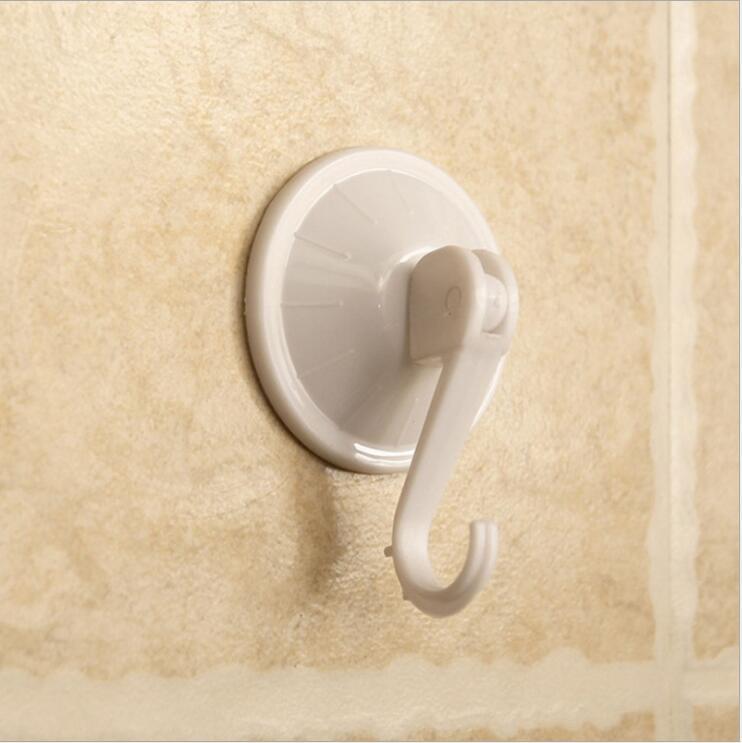 Bathroom Wall seamless hook non-perforated suction cup hook door back creative hook clothes single hook 14g