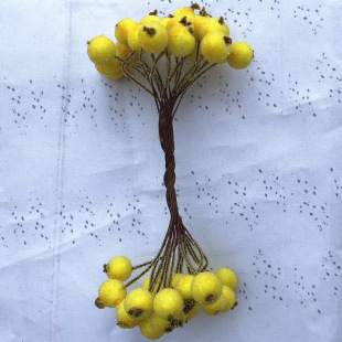 [Simulation foam Frost fruit] Mori female frosted glass bead fruit DIY fruit string Garland accessories material