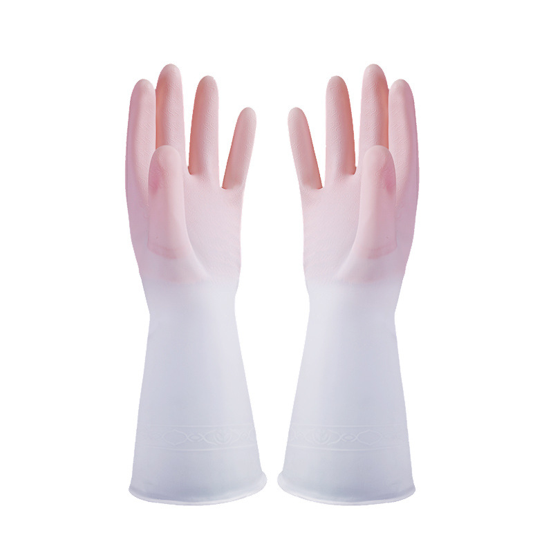 Dishwashing Gloves Waterproof Rubber Thin Cleaning Kitchen Durable Latex Laundry Clothes Rubber Household Bowl Cleaning Housework