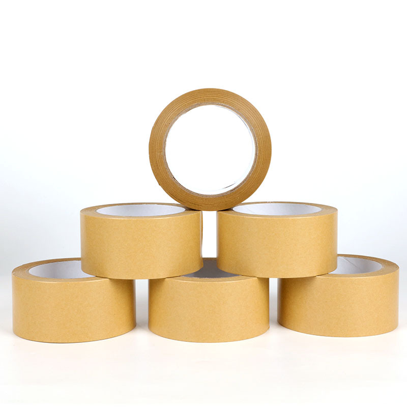 Water-free kraft paper tape sealing Kraft paper tape photo album photo frame Kraft paper tape wholesale