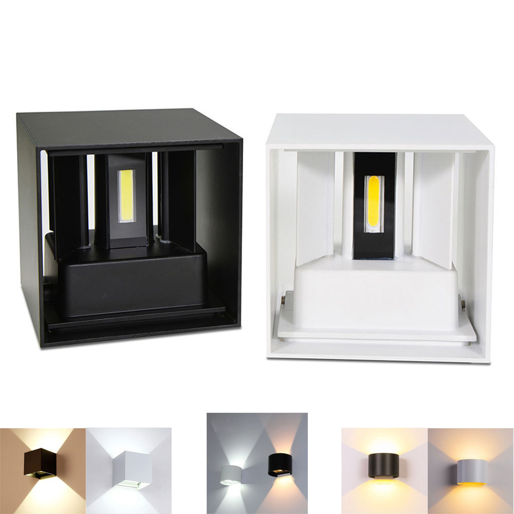 戶外led壁燈方形防水樓梯燈牆壁燈客廳臥室壁燈 wall light