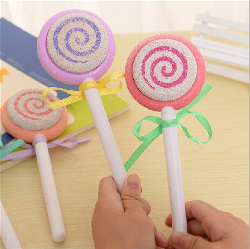 Creative fashion foot rub exfoliating tool lollipop exfoliating calluses foot stone