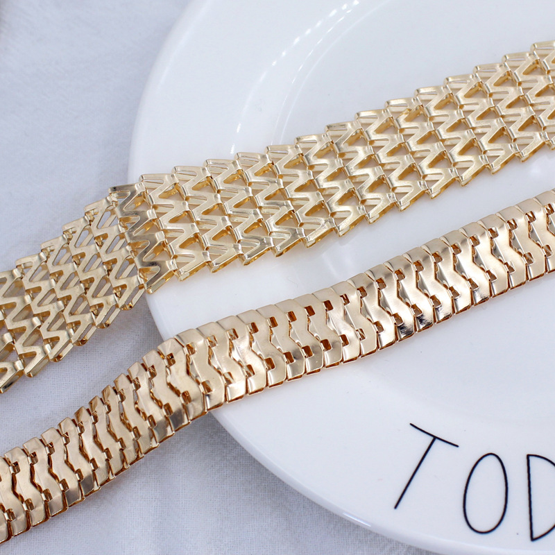 Ladies waist chain fashion Joker decorative dress metal hook adjustment belt accessories hanging bead chain a generation of hair