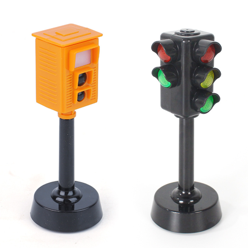 Children's Traffic Education signal light traffic light with voice flash parking lot scene intelligence early education toy gift