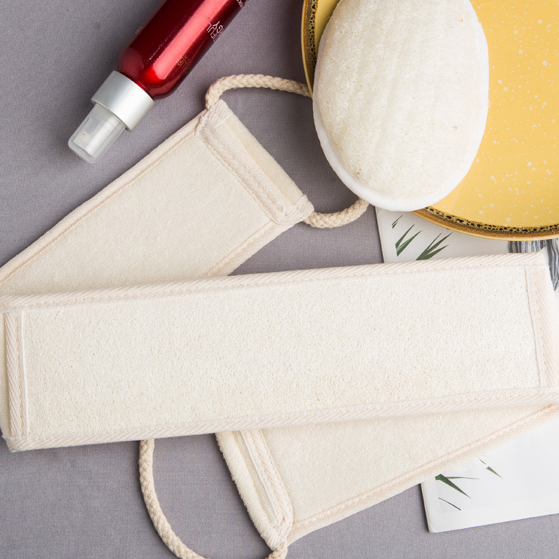Factory wholesale natural loofah sponge old dry tendon loofah Luo bath towel back exfoliating bath towel back bath towel