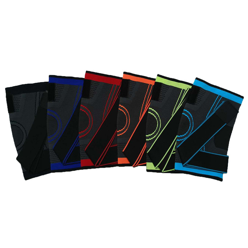 Strap Knee Pad Sports Compression Knee Pad Knitted Breathable Knee Pad Non-Slip Nylon Strap Knee Pad 3D Compression Knee Pad Cover