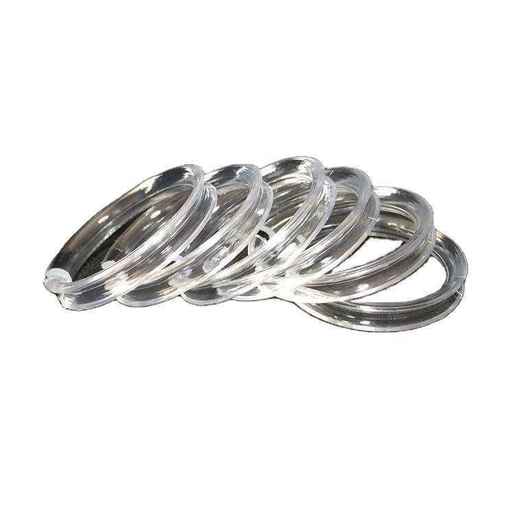 Transparent acrylic display stand jewelry natural stone crystal bracelet ring plastic shelf storage display ring wholesale