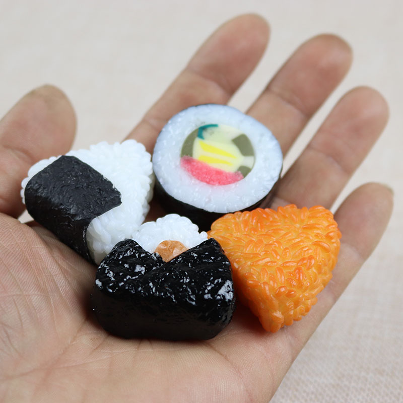 Simulation Sushi Model Food Toy Japanese Hand Roll Food Shooting Decoration Props Salmon Shrimp Cuisine