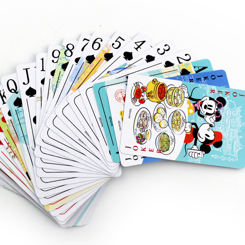 Disney Licenses Mickey Frozen Avengers Paper Poker Casual Desktop Card Game