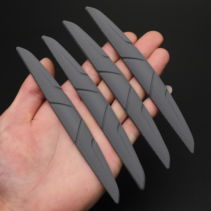 Flash car door anti-collision strip silicone thickened anti-collision sticker rearview mirror bumper anti-scratch anti-scratch artifact