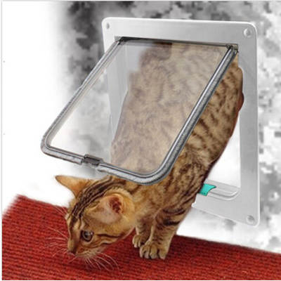 Cross-border Cat Supplies Cat Door Dog Door Holes Controllable Access Direction Pet Door Cat Kennel Pet Supplies