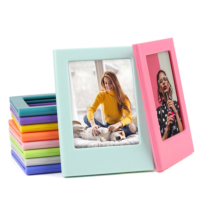 General 3 Inch Magnetic Photo Frame Amazon Hot Creative DIY Variety Combination Plastic Magnetic Photo Frame