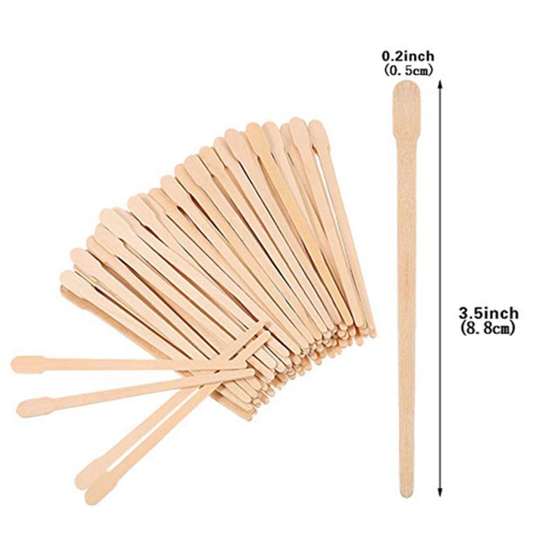 Supply beauty stick beauty stick large small size two-purpose hair removal stick beauty salon nail eyebrow shaping wooden stick wax scraping stick