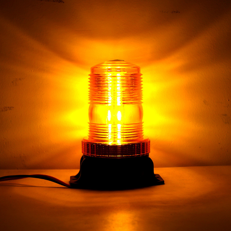 LED car forklift warning light traffic engineering vehicle high-power flash light security booth roof light 9v-80v